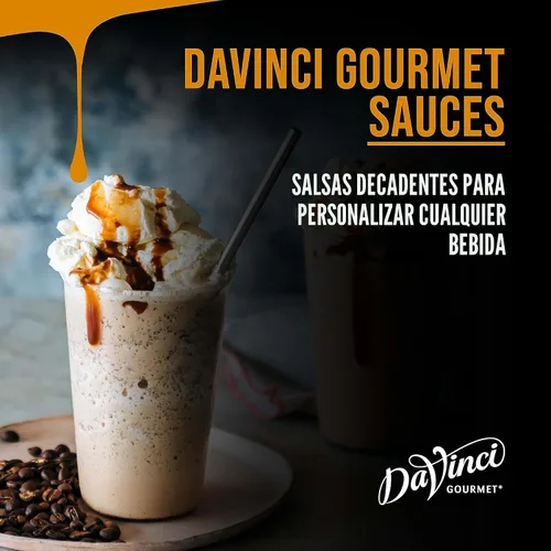 Vista 3 de DaVinci Gourmet Salsa de caramelo, 64 onzas líquidas (paquete de 1)