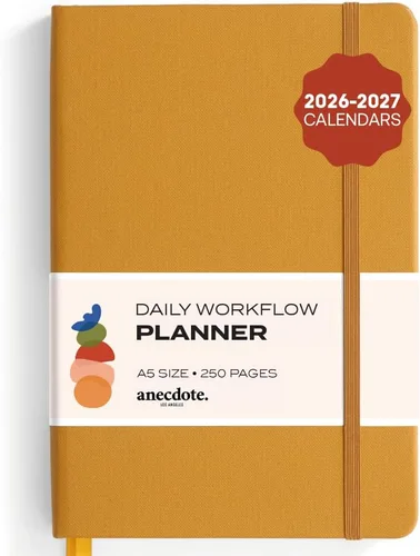 Vista 16 de Planificador Anecdote 2026: Un Planificador Mensual, Semanal y Diario 2026 para Planificar tu Éxito - Tamaño A5 Tapa Dura Comienza en Cualquier Negro