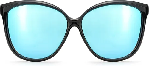 Vista 7 de SIPHEW Cat Eye Sunglasses for Women 2 PACKS Fashion Shade with Polarized UV400 Protection Lens Lightweight Retro Glasses