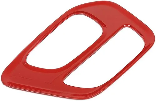 Vista 3 de Voodonala para Challenger Cubiertas de panel de cambio de marchas, accesorios decorativos para Dodge Challenger 2015-2022 (rojo)
