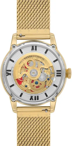 Vista 4 de Fossil - Reloj de pulsera automático y mecánico de estilo Townsman en acero inoxidable para hombre