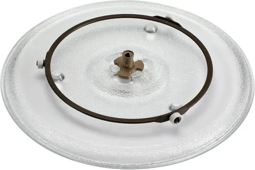 Vista 2 de Placa giratoria de microondas de 10-1/2 pulgadas (10.630 in), bandeja de cocina para microondas compatible con Hamilton Beach 252100500497 HB-P90D23