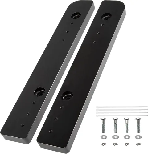 Vista 8 de Kit extensor de equipaje ajustable de 1 a 3 pulgadas, placa de montaje compatible con Harley Touring Electra Glides Road Glides Road Kings Street