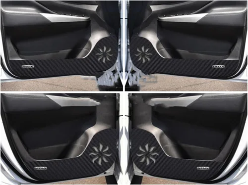 Vista 8 de Calcomanías para puerta de automóvil para Nissan Multifuncional Vehículos Pickup Truck Nissan Navara D22 Puerta de Coche Adhesivo Anti-Patadas