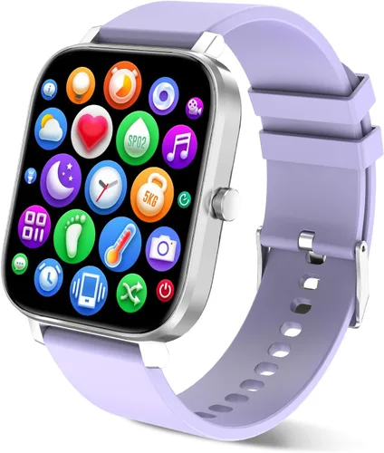 Vista 10 de Reloj inteligente para hombres y mujeres, compatible con iPhone, Samsung, teléfono Android, pantalla táctil completa de 1.83 pulgadas, IP68