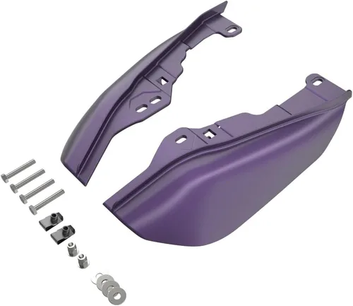 Vista 51 de Advanblack Deflectores de aire Road Glide de marco medio 2024 compatibles con Harley Touring Street Glide, Road King, Electra Glide, 2009-2025