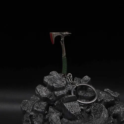 Vista 2 de Heirloom Heirloom de metal Heirloom Lifeline Heirloom Bloodhound Raven Bite Mini llavero de metal colgante mochila colgante regalo para jugadores