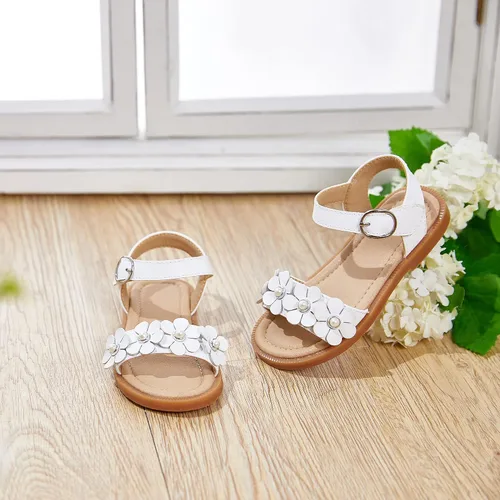 Vista 3 de GINFIVE Sandalias para niñas pequeñas, zapatos de verano para niñas pequeñas