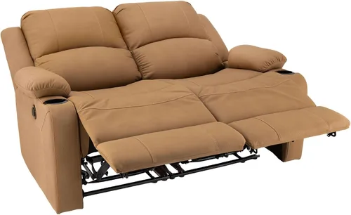 Vista 5 de Camper Comfort Asientos reclinables de pared de 58 pulgadas Sofá reclinable doble para caravana Sofá RV Sofá reclinable de pared Asiento