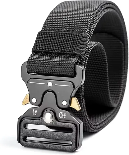 Vista 9 de CRAFTMEMORE Cinturón táctico de nailon con hebilla de liberación rápida - Cinturón utilitario de estilo militar SPB3
