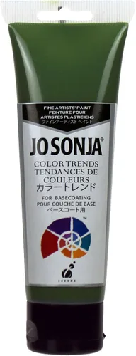 Vista 13 de Jo Sonja Color Trends - Tubo acrílico de flujo mate de 4 onzas - Latón antiguo