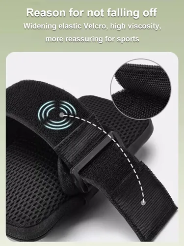 Vista 3 de Brazalete para teléfono, resistente al agua, con ranura para cremallera, soporte para teléfono celular para iPhone 16, 15, 14, 13, 12, 11 Pro