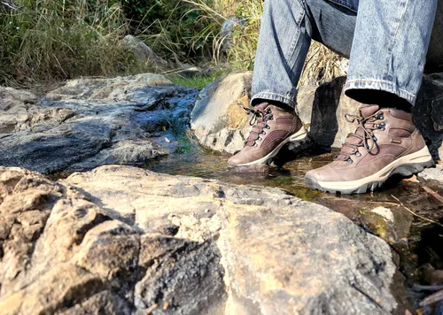Vista 3 de CC-Los Botas de senderismo impermeables para hombre, ajuste relajado, ligeras, talla 7-14