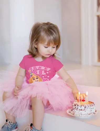 Vista 3 de Nickelodeon Paw Patrol 2nd Birthday Skye - Camiseta ajustada para niña