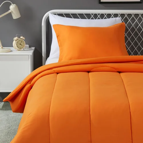 Vista 12 de Amazon Basics Juego de edredón y fundas de almohada para niños de microfibra suave para todas las estaciones, 2 piezas, tamaño individual, flores