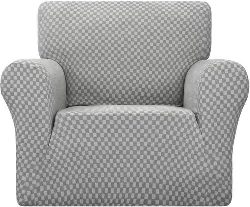 Vista 65 de YEMYHOM Funda para sofá con diseño jacquard de alta elasticidad, funda para silla de sala de estar, a prueba de mascotas, perros y gatos