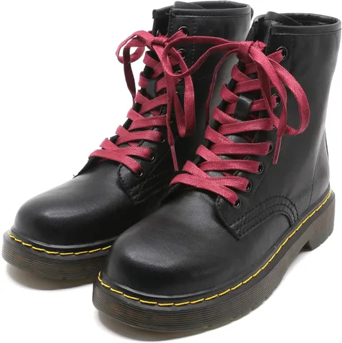 Vista 4 de YFINE Cordones planos encerados para zapatos zapatos deportivos para hombres y mujeres botas - 2 pares