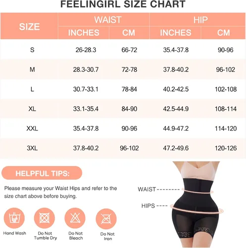 Vista 5 de FeelinGirl Faja moldeadora para mujer con control de abdomen, moldeador de glúteos, pantalones cortos más delgados con envoltura de cintura extraíble