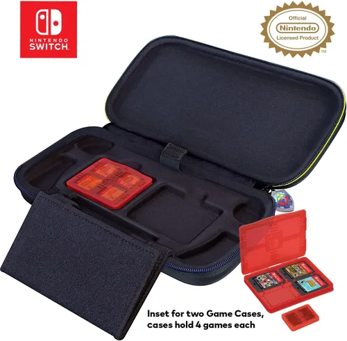 Vista 5 de Game Traveler Zelda Nintendo Switch Case - Switch Carry Case for Switch OLED Switch and Switch Lite Hard Portable Travel Case Adjustable Viewing
