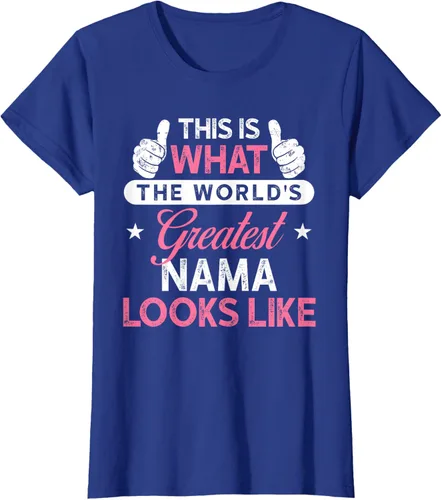 Vista 5 de Camiseta Nama para mujer: camiseta de nama más grande del mundo Negro