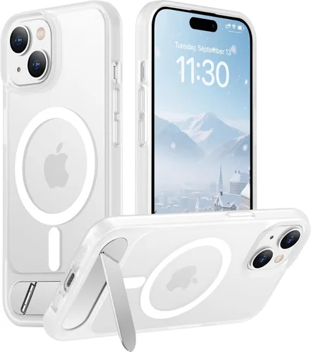 Vista 31 de Funda para iPhone 11 con compatibilidad magnética, [Soporte invisible incorporado][Compatible con MagSafe]