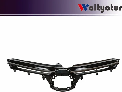 Vista 2 de Parachoques delantero parrilla negro brillante reemplazo para Corolla LE 2017 2018 2019 53111-02B00 5311102B00