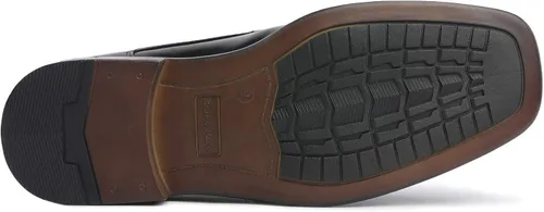 Vista 4 de Bruno Marc Zapatos de vestir clásicos de negocios con punta cuadrada para hombre