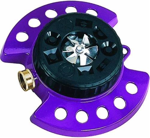Vista 12 de Dramm ColorStorm - Aspersor de transmisión por engranajes sobre base de metal resistente y duradera, 4 patrones, ideal para áreas pequeñas, medianas