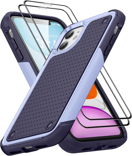 Vista 205 de Jeylly Funda para iPhone SE/Funda para iPhone 5S, Exterior de Plástico Duro que Absorbe Golpes + Interior de Silicona de Goma Defensor contra