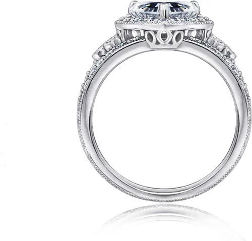 Vista 18 de Amazon Essentials Anillo antiguo de plata de ley chapada en platino con circonita cúbica Infinite Elements (anteriormente colección Amazon)