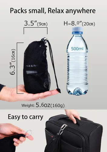 Vista 6 de Almohada de viaje inflable de viaje SMART para asiento de avión