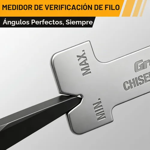 Vista 6 de GRENPRO Juego de cinceles perforadores resistentes de 16 piezas, 40CrV