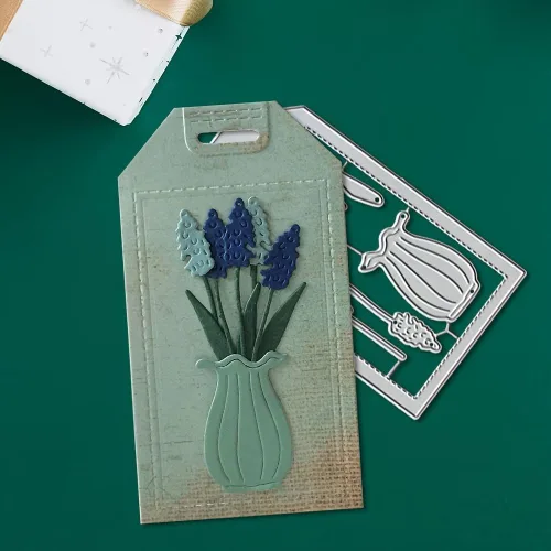 Vista 11 de Lapoo Troquel de corte de flores para álbumes de recortes, troquelado de metal duradero para álbumes de recortes, álbum de fotos, tarjetas de papel