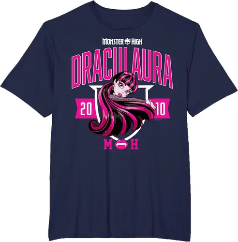 Vista 54 de Monster High -Camiseta Colegiada Draculaura Gris asfalto