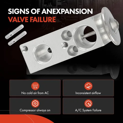 Vista 5 de A-Premium Válvula de expansión de A/C compatible con Mercedes-Benz Clase C C230 C250 C280 C300 C350, Clase E E250 E350 E400 E500 E550, GLK350 GLC300