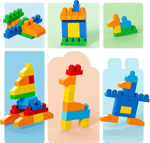 Vista 3 de MEGA BLOKS First Builders Deluxe Building Bag - Juego de juguetes