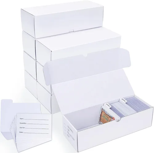 Vista 11 de Caja de almacenamiento de tarjetas intercambiables, paquete de 12, 600