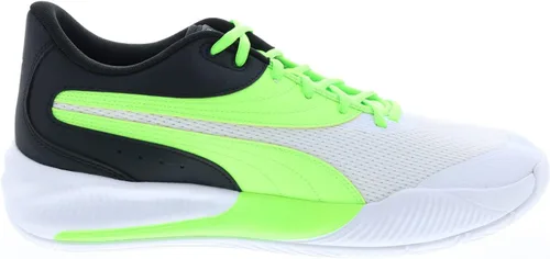 Vista 2 de PUMA Tenis de baloncesto triples para hombre, estilo casual, color blanco