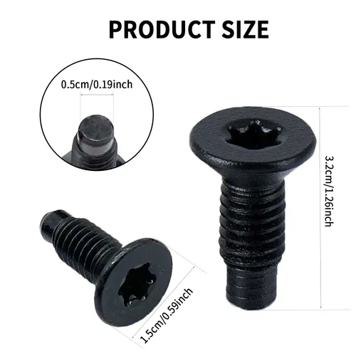 Vista 3 de Tornillo de bisagra de puerta compatible con Jeep Wrangler JK JKU JL JLU Gladiator JT 2007-2023 16PC