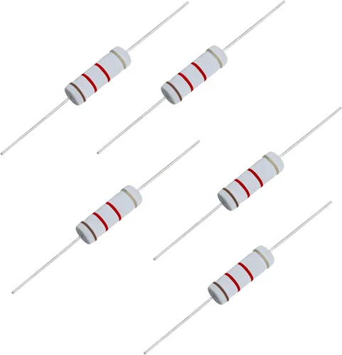 Vista 15 de Resistencia de película de óxido metálico de 1K Ohm, ± 5% de tolerancia de alta precisión de 5 vatios para circuito electrónico, resistencia