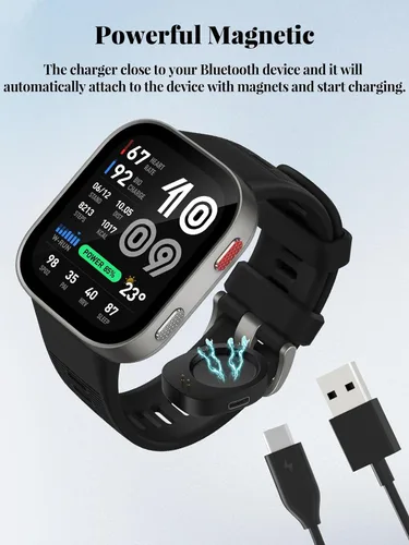 Vista 2 de Base de carga magnética para reloj inteligente Amazfit Bip Max