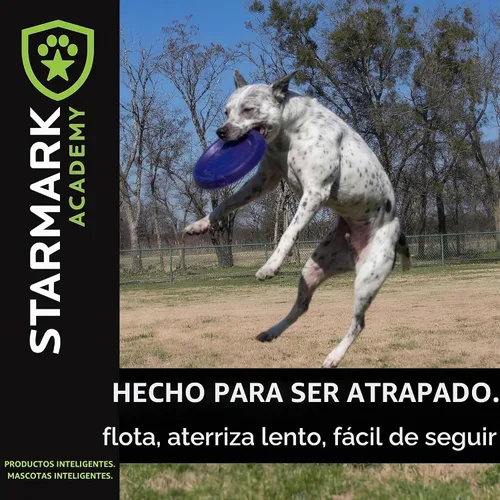 Vista 7 de Starmark EasyGlide DuraFoam - Disco volador de juguete para perros de 9 pulgadas