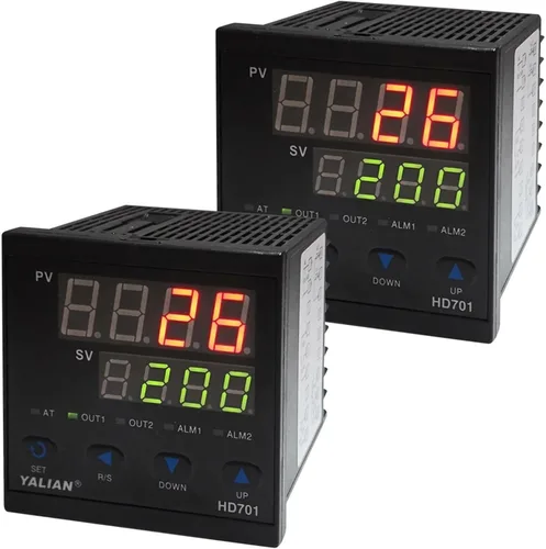 Vista 7 de Digital PID Temperature Controller Max Measuring temperatur 1372ºC thermocouple Input Relay Output Dual Display for Celsius(C)