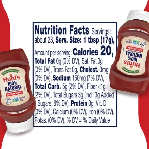 Vista 2 de Hunt's Best Ever - Ketchup de tomate, botella de 14 onzas (paquete de 12)