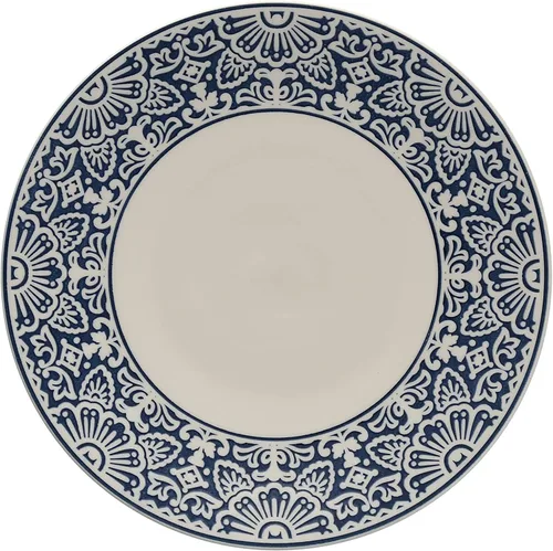Vista 6 de Fortessa Havana Vitrified China Coupé - Plato sin marco, 4 unidades, adobo, pan y mantequilla, 6.25 pulgadas Adobo Marrón