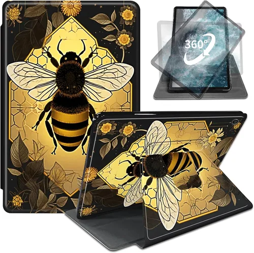 Vista 25 de Funda para iPad de 10.2 / iPad de 9ª generación 2021/iPad de 8ª generación 2020/iPad de 7ª generación 2019, rotación de 360 grados + encendido