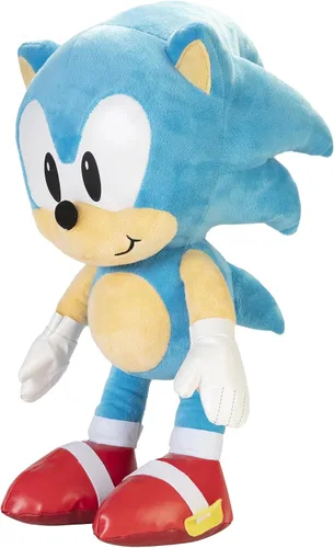 Vista 2 de JAKKS Pacific Sonic The Hedgehog Sonic Jumbo - Peluche de 18 pulgadas de alto
