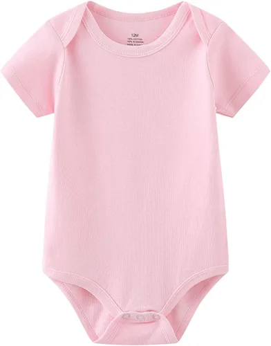 Vista 3 de Body de manga corta para bebé, ropa de bebé recién nacido de una pieza para bebé niño y niña