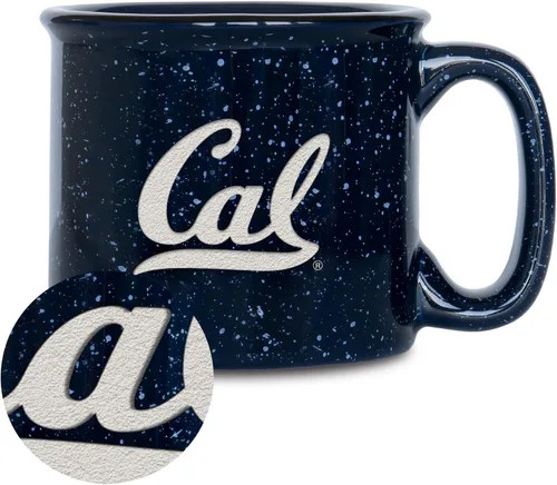 Vista 80 de Rico Industries NCAA Speckle 12oz Laser Engraved Campfire Mug