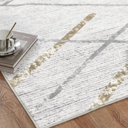Vista 42 de jinchan Alfombra marroquí de pasillo 2x6 - Alfombra de pasillo lavable a máquina para cocina, alfombra moderna geométrica suave de pelo bajo